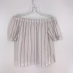 COPPER KEY‎ XS OFF SHOULDER CROP SHIRT